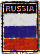 Russia Vinyl Reflective Decal