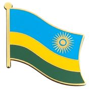 Rwanda Flag Lapel Pin - Single