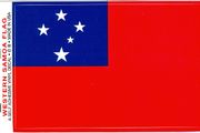 Samoa Flag Decal