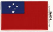 Samoa Flag Decal Stickers