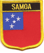 Samoa Flag Shield Patch