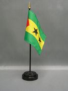 Sao Tome & Principe Miniature Flag