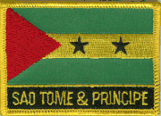 Sao Tome & Principe Flag Patch with Name