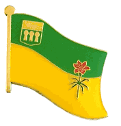 Sasakatchewan Lapel Pin - Single