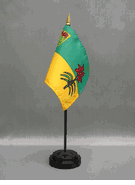 Saskatachewan Miniature Desk Flag