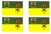 Saskatchewan Flag Stickers - 50 per sheet