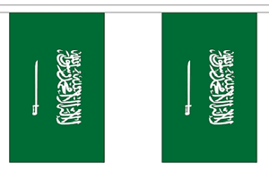 Saudi Arabia String Flag Bunting