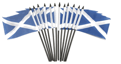 Scotland Cross 4"x6" Polyester - 12 Per Pack