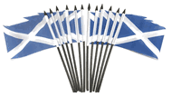 Scotland Cross 4"x6" Polyester - 12 Per Pack