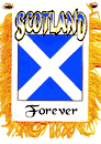 Scotland Cross Mini Window Banner