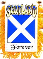 Scotland Cross Mini Window Banner
