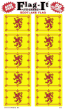 Scotland Flag Stickers - Scottish Flag Stickers - 50 per package