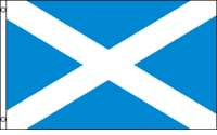Scotland St. Andrews Cross 3x5 Nylon Flag - Imported