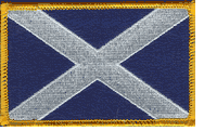 Scotland St. Andrews Cross Flag Patch - Rectangle