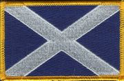 Scotland St. Andrews Cross Flag Patch - Rectangle