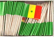 Senegal Flag Toothpicks