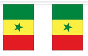 Senegal String Flag 10′ Bunting