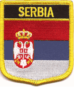 Serbia Flag Shield Patch