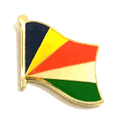 Seychelles Flag Lapel Pin - Single