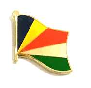 Seychelles Flag Lapel Pin - Single