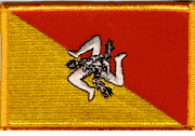 Sicily Flag Patch - Rectangle