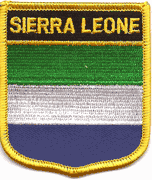 Sierra Leona Flag Shield Patch