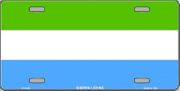 Sierra Leone Flag License Plate