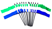 Sierra Leone 4"x6" Polyester - 12 Per Pack
