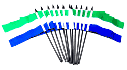 Sierra Leone 4"x6" Polyester - 12 Per Pack