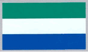 Sierra Leone Reflective Decal - Rectangle