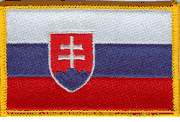 Slovakia Flag Patch - Rectangle