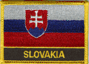 Slovakia Flag Patch with Name