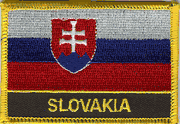 Slovakia Flag Patch with Name