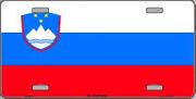 Slovenia Flag License Plate