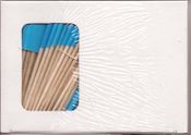 Solid Blue Flag Toothpicks