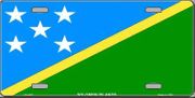 Solomon Flag License Plate
