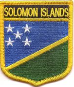 Solomon Island Flag Shield Patch