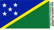 Solomon Islands Flag Decal Sticker