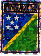 Solomon Islands Vinyl Reflective Decal
