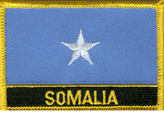 Somalia Flag Patch with Name