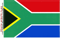 South Africa Flag Decal Stickers - Large