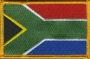 South Africa Flag Patch - Rectangle
