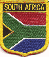 South Africa Flag Shield Patch