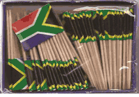 South Africa Flag Toothpicks