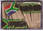 South Africa Flag Toothpicks