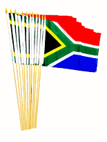 South Africa Flags 12" x 18"