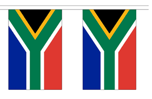 South Africa String Flag Bunting