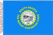 South Dakota Flag Decal Stickers