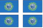 South Dakota Flag Stickers