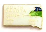 South Dakota Map Pin 